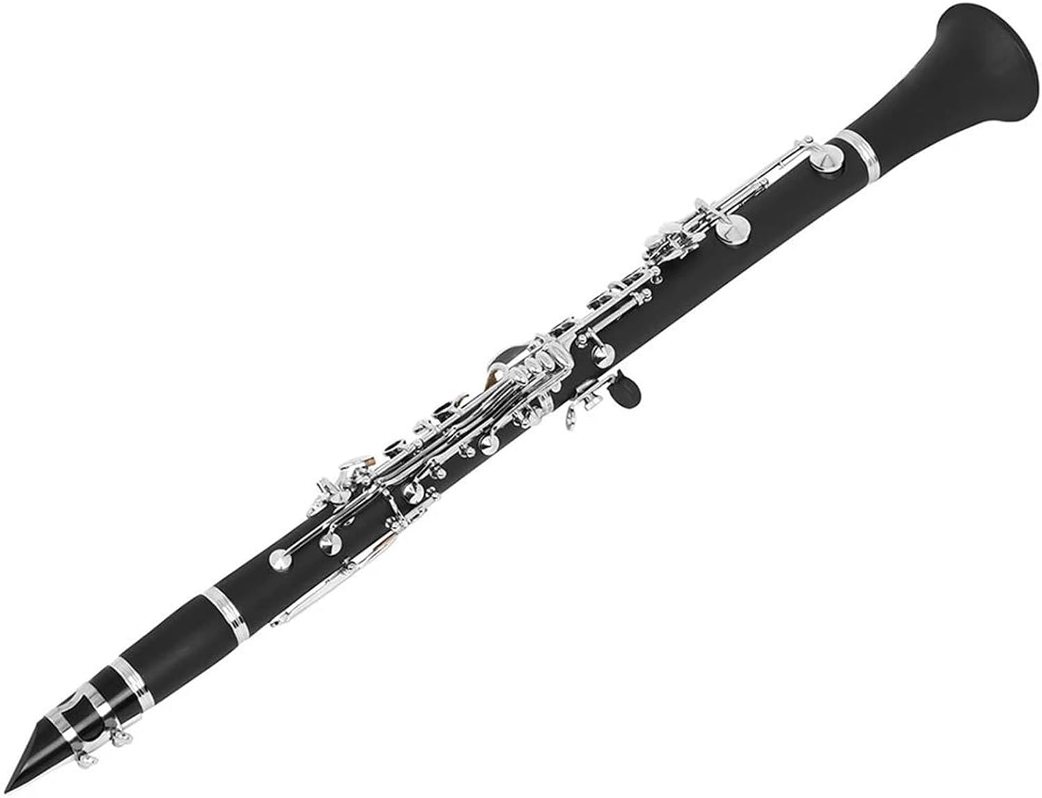Clarinet Musical Instruments Bb Clarinet With Reed Carrying Case Cloth Professional Woodwind Instrument 17 Keys With Clarinet Bakelite Wooden