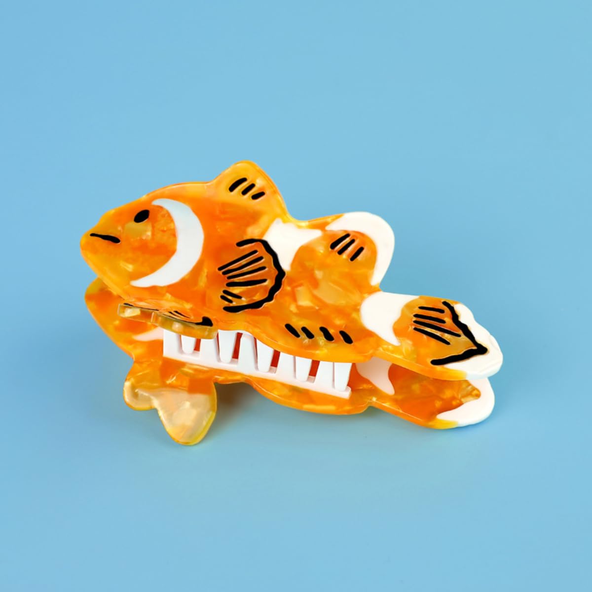 Clownfish Claw Clip,Acetate Hair Clips,Small Claw Clips for Women - Image 3