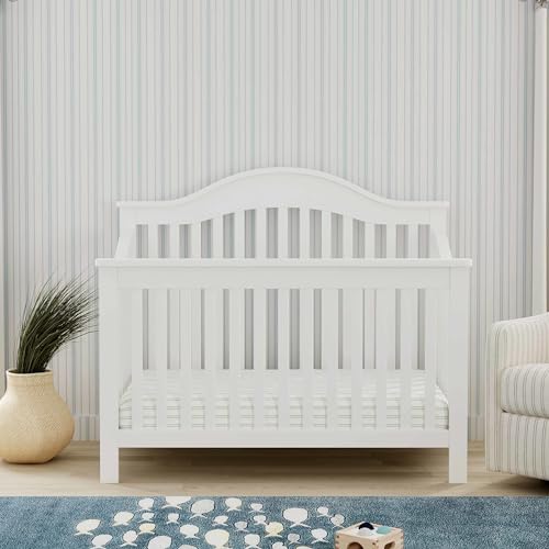 Image of DaVinci Jayden 4-in-1 Convertible Crib in White, Greenguard Gold Certified