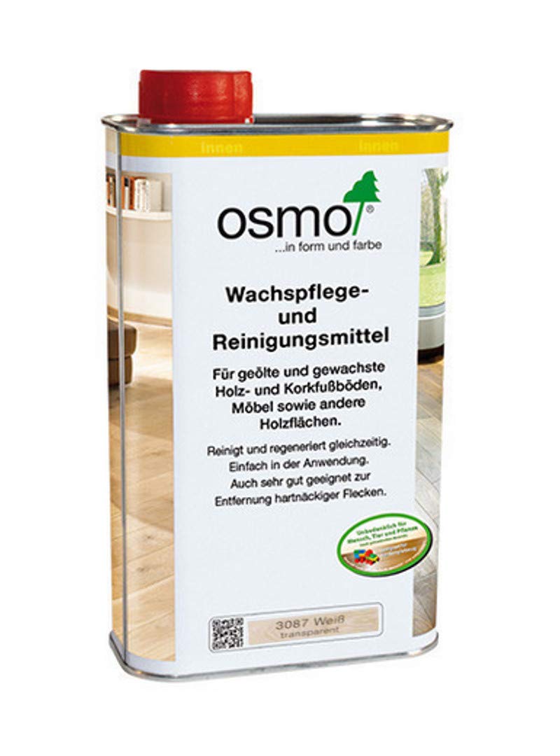 Osmo White Transparent Wax Care/Cleaning Liquid, White
