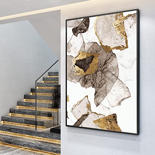 Peinture à l'huile grand format pour habiller le mur du salon