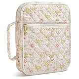 Convenientes bolsos múltiples: diseñados con múltiples bolsillos, este estuche bíblico ofrece almacenamiento adicional para bolígrafos, cuadernos, tarjetas de oración y pequeños elementos esenciales..Mantiene todo perfectamente organizado, haciendo que el estudio bíblico y las visitas de la iglesia sean más convenientes.
