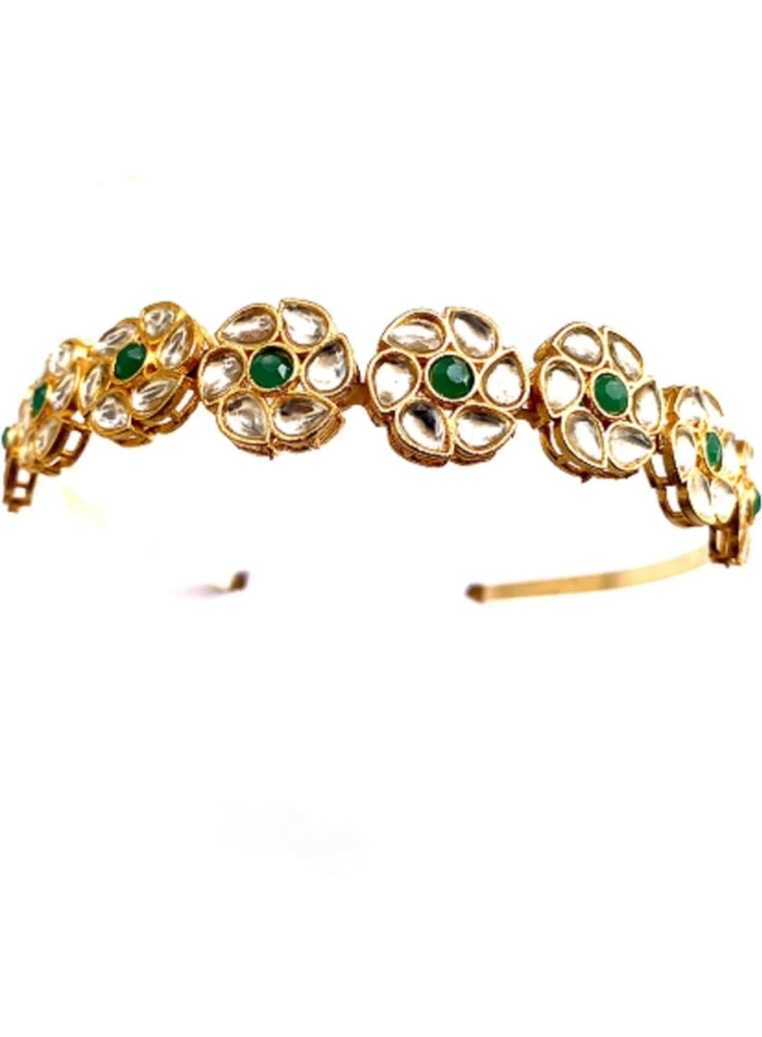Pakhee Creation Kundan mathapatti Hair Band for Women and Girls | Tiara Head Piece Sheeshphool Matha patti | Fusion Ethnic Hair Accessory for Festive Season Weddings Shaadi Head band (B0CC4ZNDHK) Amazon Price History, Amazon Price Tracker