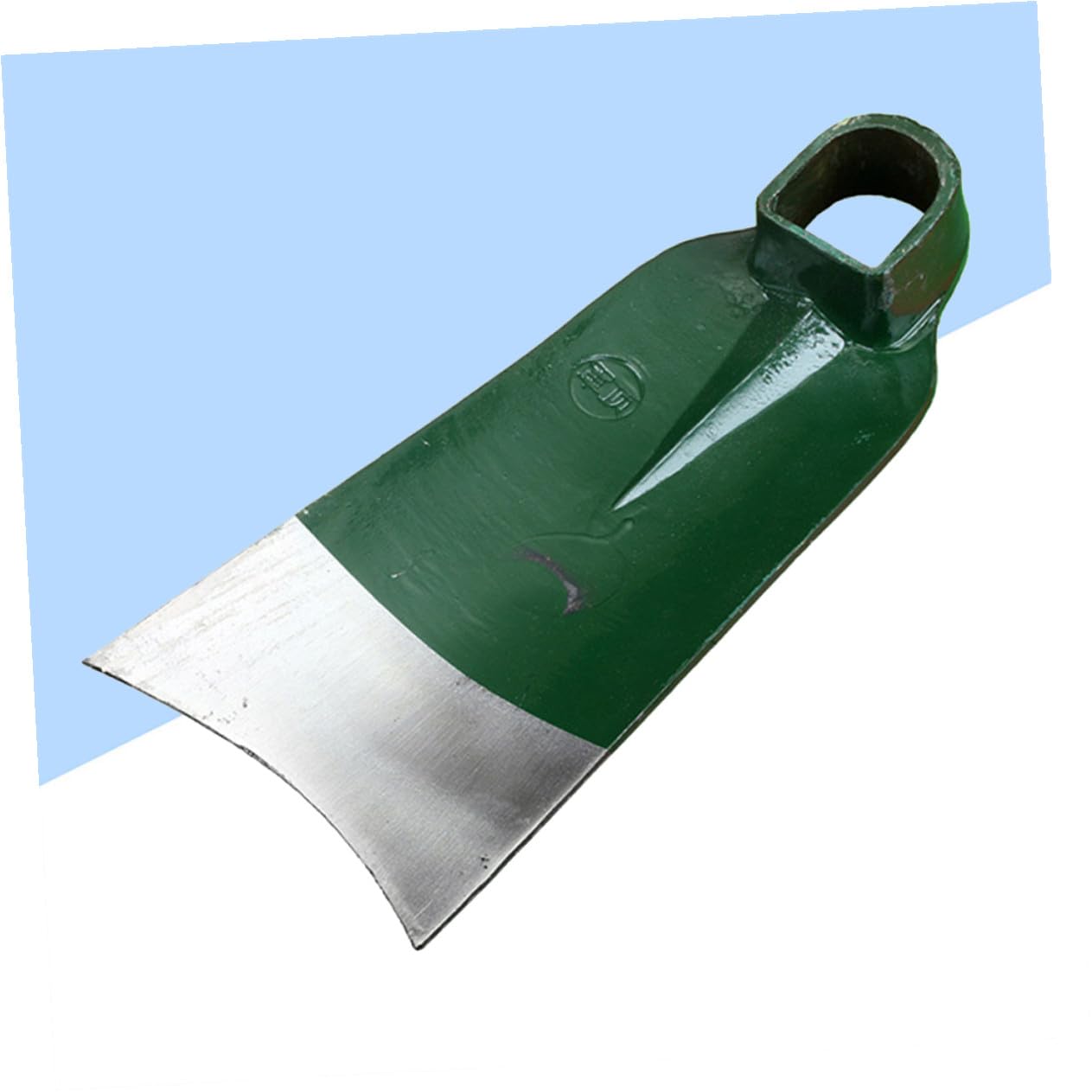 Yardwe Handliche Gartenhacke aus Rail Stahl Leichte und Ergonomisch Designte Kleine Stahlhacke ohne Griff zum Graben und Pflanzen im Garten und Rasen Zufällige Farbe