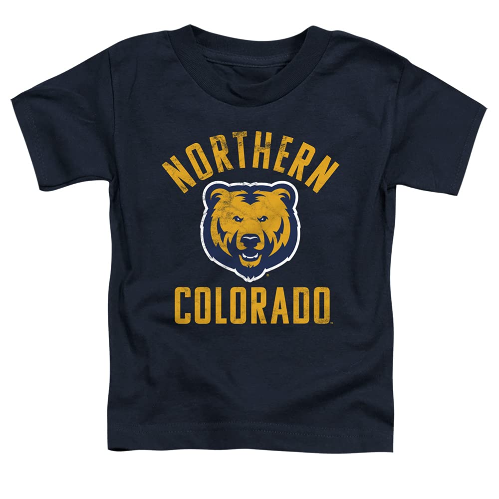 University of Northern Colorado Official UNC Bears Logo Unisex Toddler T Shirt,Navy, 2