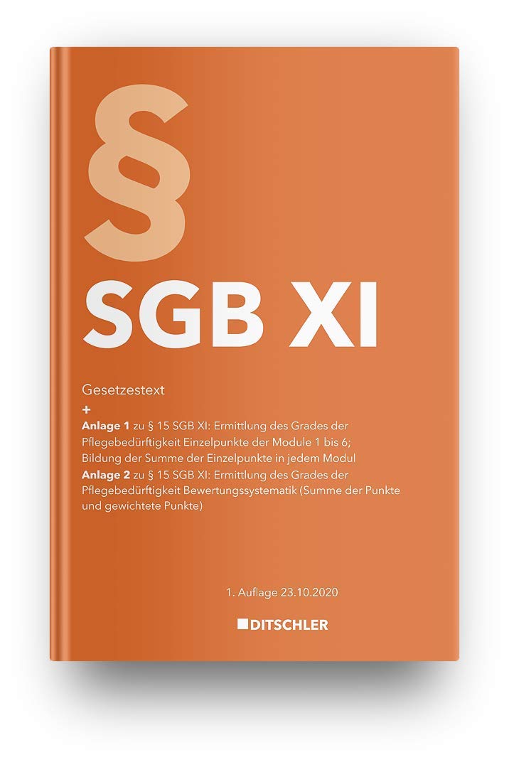 SGB XI Gesetzestext und Anlagen - Aktuell