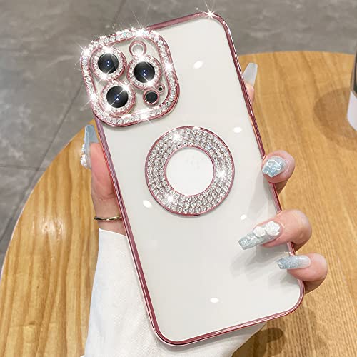 Coque transparent diamant pour iPhone 14 Pro et 13 Pro Max