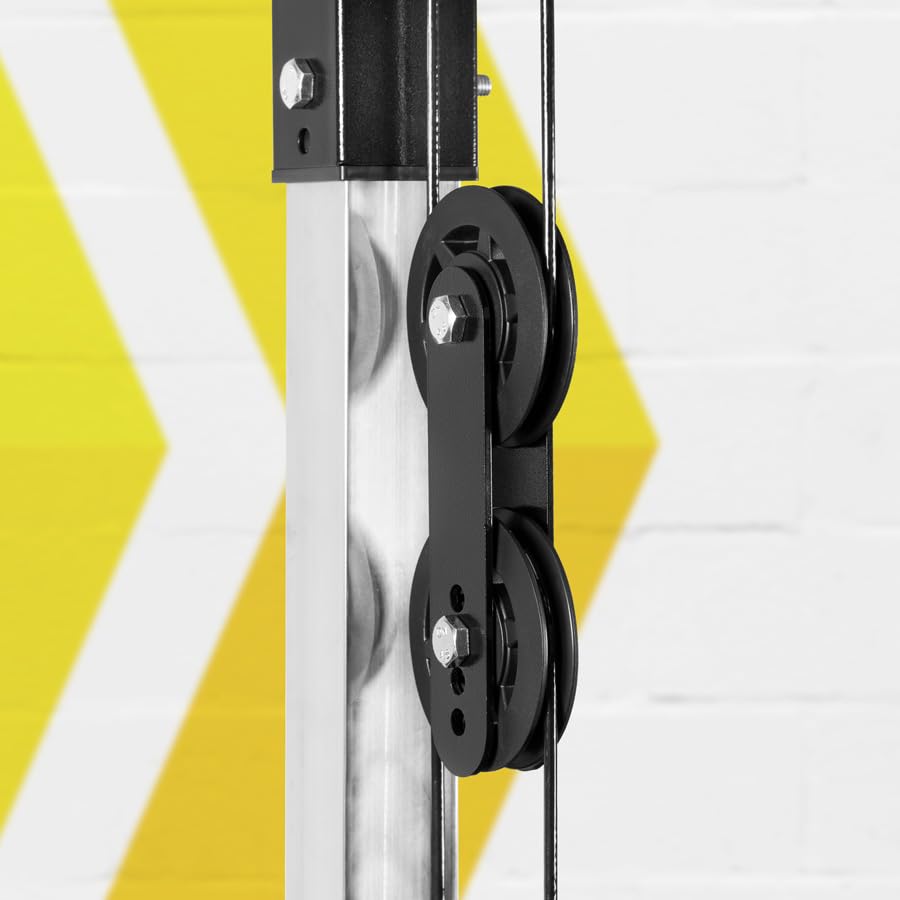 FORZA Power Rack con barra per trazioni, barre per dip, ganci a J e ganci di sicurezza, gabbia per squat resistente per allenamento in casa e in palestra