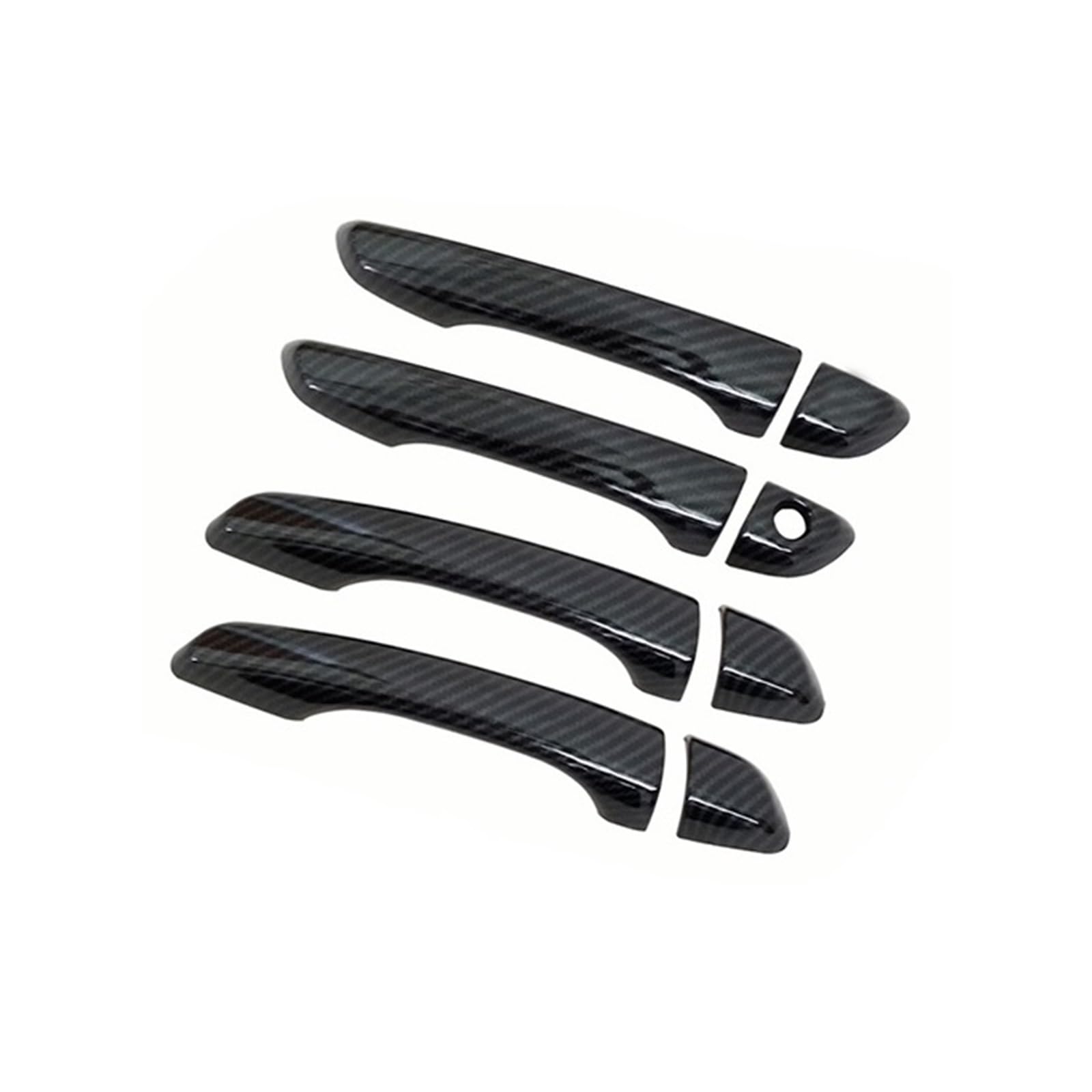 Drezzo Car Exterior Door Handle for Protective for Citroen C4 MK3 2021-2023 Car Outer Door Handle Cover Trim(4 keyless Entry)
