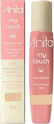 Base Líquida Matte Anita - Alta Cobertura, Controla Oleosidade, Longa Duração, Cor 03 - Maquiagem Facial Profissional