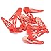 Motanar 50 Pack of Snap Hair Clips Hair Barrettes for Kids, Girls and Women, 50 mm (Red)