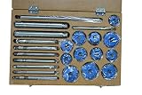 Valve SEAT Cutter Set Carbide Tipped Fast & ECONOMICAL 12 Size Cutters + 8 Stems