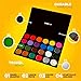 Zenovika Face Painting Kit for Kids - Non-Toxic and Hypoallergenic Face Paint Kit with 24 Colors, Stencils, Book, and Professional Halloween Makeup Kit - Safe and Easy to Use Face Paint Kit for Kids