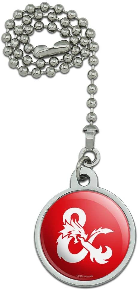 GRAPHICS & MORE Dungeons & Dragons Ampersand Ceiling Fan and Light Pull Chain