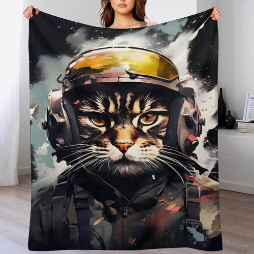 Couverture chat en flanelle douce de qualité supérieure pour lit et sofa - 2