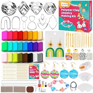 CGBOOM 527Pcs Polymer Clay Schmuckset 1907 Clay