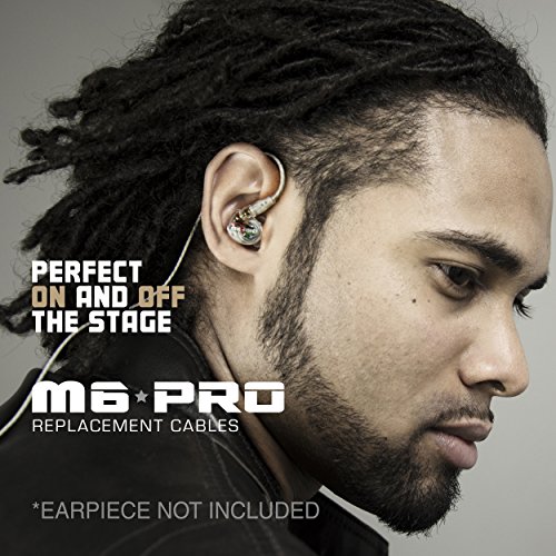 Image of MEE Audio MX PRO Series and M6 PRO Stereo-to-Mono Audio Cable for Single-Ear Monitoring (Clear)