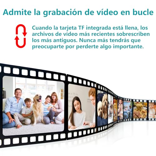 Miniatura 9 de Sznfh Cámara Espía, Hd 1080p Mini Cámara De Vigilancia Oculta, Cámara Niñera, Detección De Movimiento Para El Hogar, Oficina, Supermercado, Almacén De Vigilancia De Seguridad, Sin Función Wi-Fi