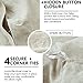 Simple&Opulence 100% Washed Linen Duvet Cover Set 5pcs(1 Duvet Cover& 2 Shams& 2 Pillowcases) Basic Style Natural French Flax Soft Breathable Farmhouse Bedding (King, Linen)