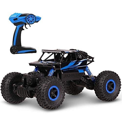 PETRLOY 2.4G All Terrain High Speed ​​Off Road Fernbedienung Auto, Radio Controlled Off-Road Klettern Autos 4WD Große Maßstab 1:18 RC Buggy-Träger-LKW Klettern Racing Spielzeug schnell mit Dämpfungs-S Cover