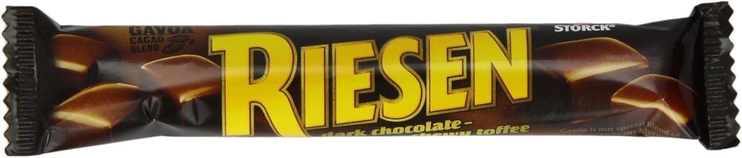 Dark Chocolate Covered Chewy Toffee, Individually Wrapped Classic Treats for Sharing, 45 g (Pack of 96)