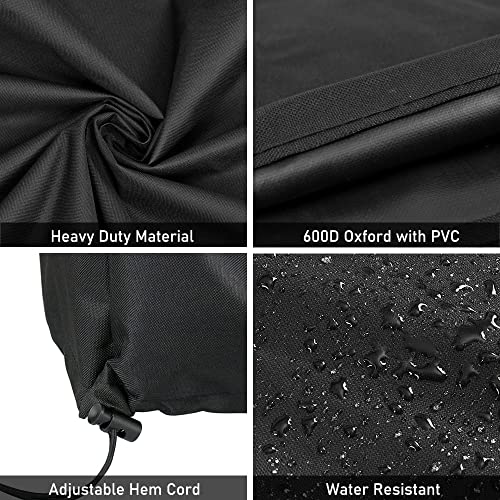 ZJYWSCH Cover for Pit Boss Portable 150 Table Top Grill 10697 75275 PB150PPS PB150PPG PB150NX PB150CS, CGG-306 Tabletop Grill Cover 24 Inch Heavy Duty Waterproof by ZJYWSCH - Used condition - Image 9