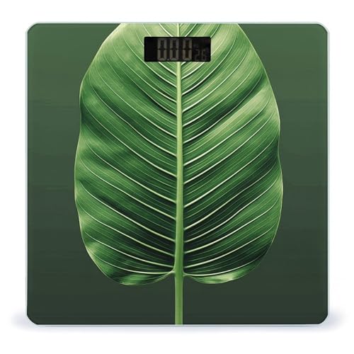 Báscula Digital de Baño Tropical Hoja Veraniega 400 lb