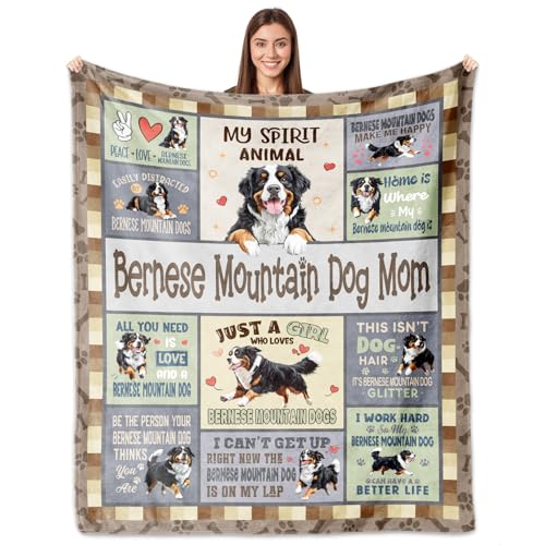 Yofipon Bernese Mountain Dog Gifts, Bernese Mountain Blanket 60