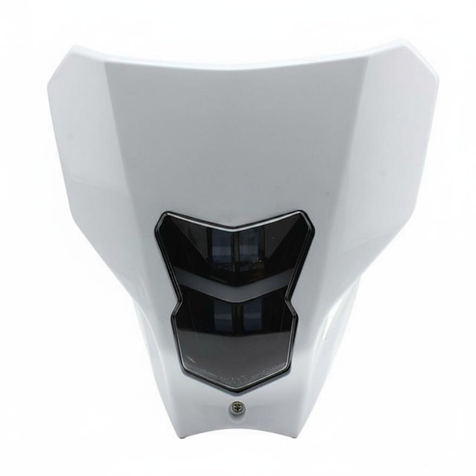 rockible Phare Phares Avant Optique LED Éclairage Face Agressive avec LED Intégrées pour Faisceau Puissant Boîtier Étanche Résistant aux Chocs Compatible 12V, Blanc