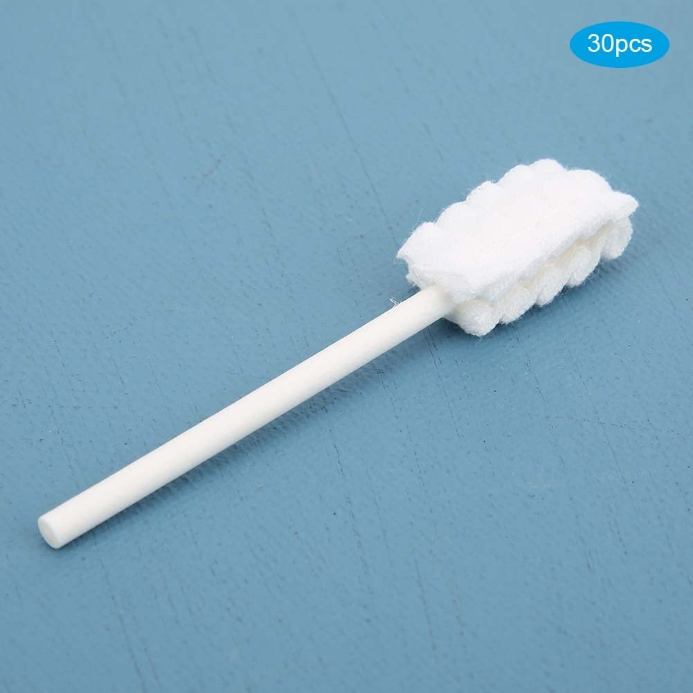 Yolispa Pulitore per Lingua Neonato, 30 Pezzi pulitore Orale per Neonati spazzolino da Denti per la Pulizia della Bocca del Neonato Stick per la Cura Dentale per Bambini da 0 a 36 Mesi