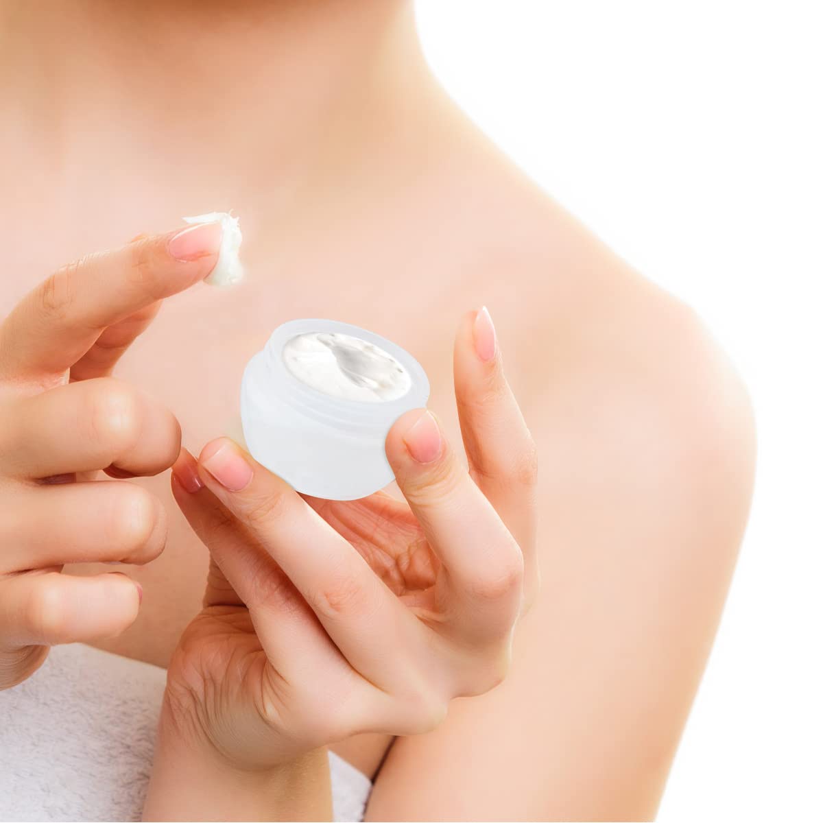 20 Kleine Cremetiegel Aus Kunststoff – Transparent, Mit Deckel & Spatel, Perfekt Für Reise & Nachfüllungen