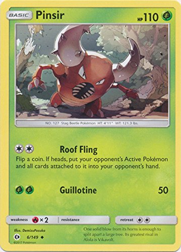shiny pinsir pokemon card Amazon.com: Pokemon - Pinsir - 6/149