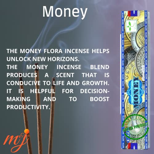 Original Satya Nag Champa Money Incense Sticks - Image 2