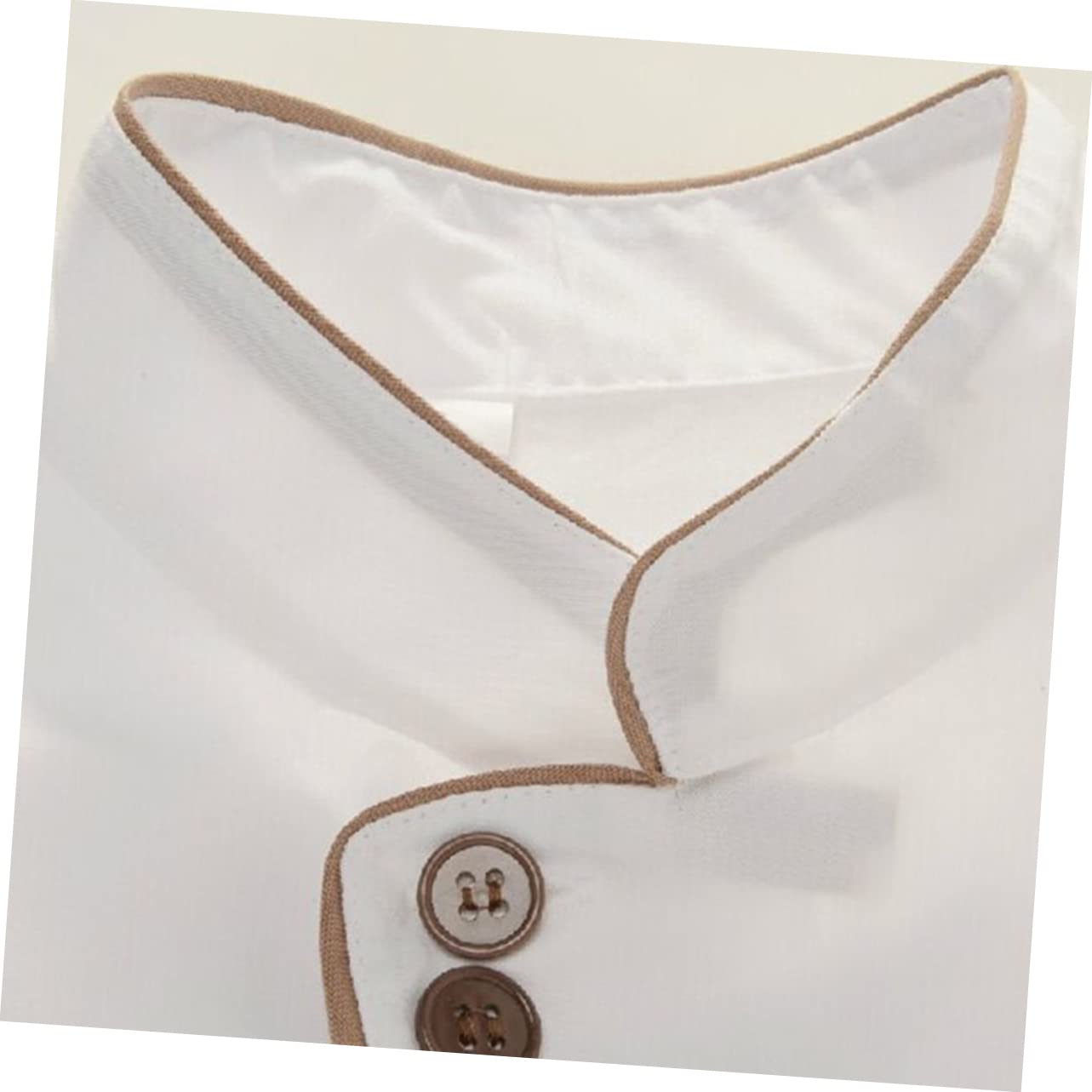 TOVINANNA Unisex Short Sleeve Chef Jacket for Catering Bakery and Restaurant Work Breathable and Wearproof White Chef Coat for Kitchen Supplies