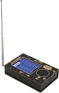 Portable Shortwave SDR Receiver, 1MHz to 6GHz PortaPack H2 MINI Software Defined Radio, 2000mAh 3.2 Inch IPS LCD Screen Shortwave SDR Radio Receiver (Receiver, USB Cable, 3
