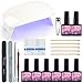 Produktbild Wählen Sie 6pc UV Farben Set Gellacken mit UV+LED Nagellampe Starterset 8ml Gellack für Nägel Set