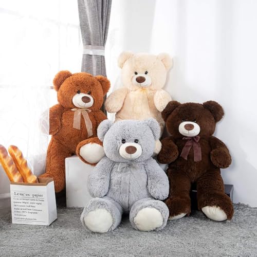 Toys Studio Giant Teddy Bear Stuffed Animal 36 inch Plush Bear Toy for Girlfriend Girls Kids Gifts Chrsitmas Valentine's Day Birthday Baby Shower Decorations by Toys Studio - Used condition - Image 5
