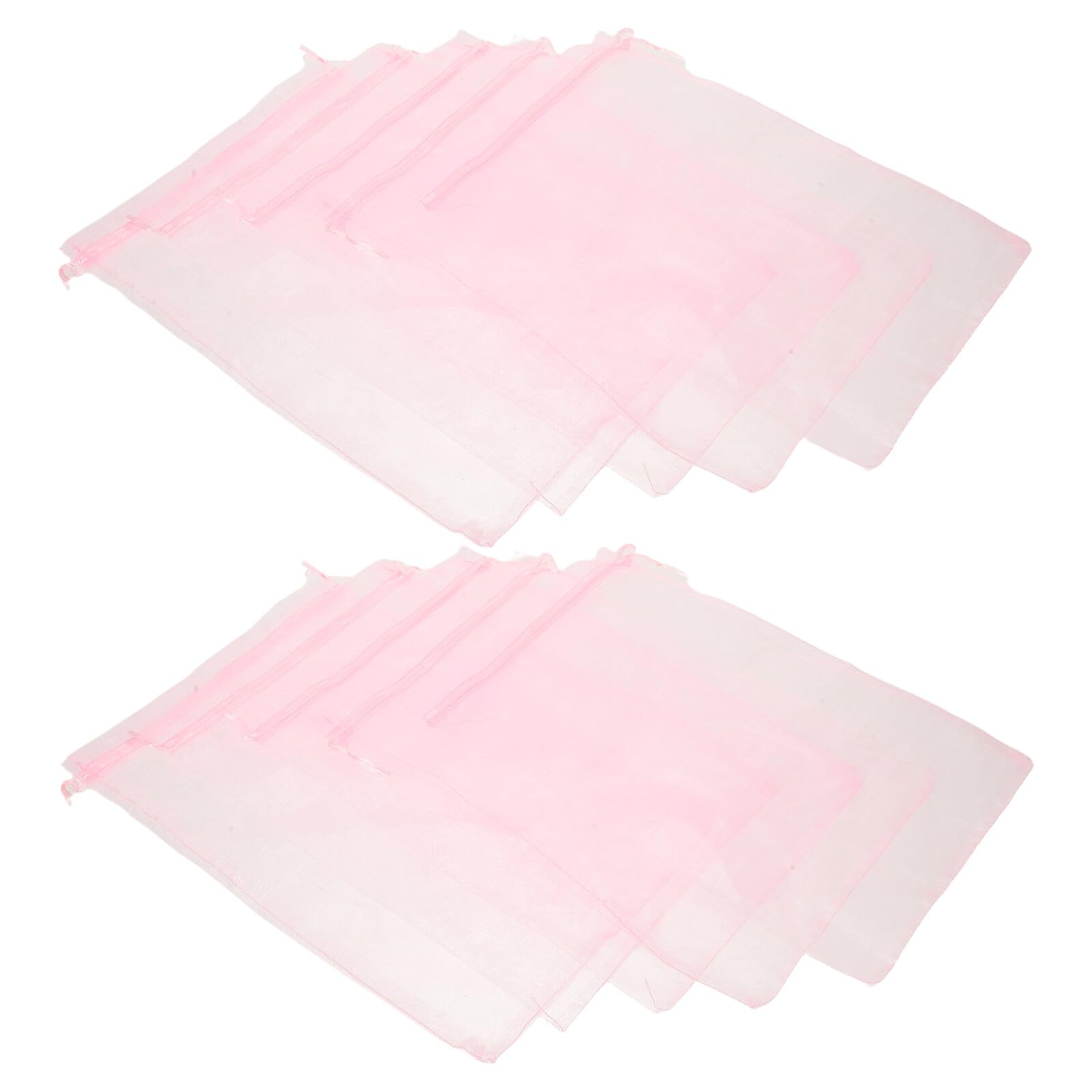 Bolsas de organza transparentes para evitar enredos en el almacenamiento de joyas y accesorios