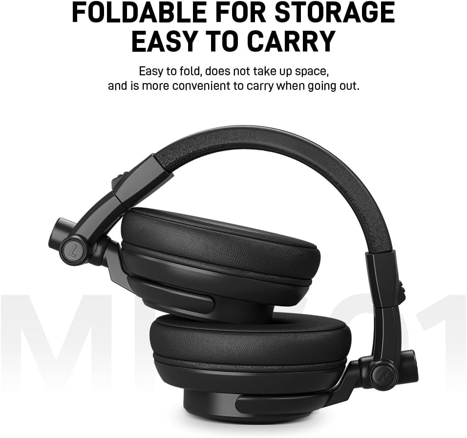MAONO MH601 Auriculares profesionales para monitor de estudio, auriculares con cable cerrados para DJ con controladores de 50 mm y conector de 1/4 de pulgada a 3,5 mm para grabación de amplificador de guitarra, mezcla de música de piano, transmisión de pod MAONO MH601 Auriculares profesionales para monitor de estudio, auriculares con cable cerrados para DJ con controladores de 50 mm y conector de 1/4 de pulgada a 3,5 mm para grabación de amplificador de guitarra, mezcla de música de piano, transmisión de pod