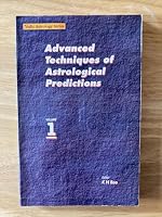 Advanced Techniques of Astrological Predictions 8186089047 Book Cover