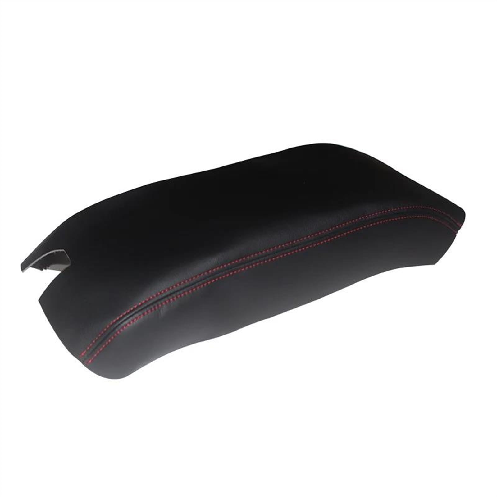Hjkdsz Black-Red Line Storage Cover Leather Car Center Armrest Console Box Lid Cover Interior Sticker Decor For F150 2009-2014(Black-Red Line)
