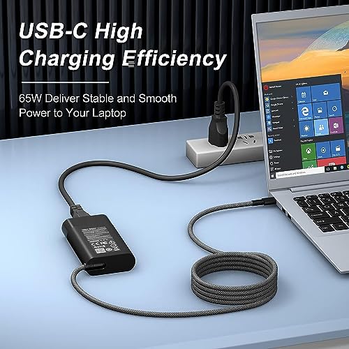 Roayewey DZ65200325 New Slim 65W Hp Laptop Charger Usb C Chromebook Charger thumb #1