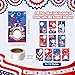 WinnerWhy 200 Pcs Veterans Day Scratch off Cards 10 Styles Patriotic DIY USA American Flag Scratch Blank Gift with 300 Scratchs Stickers Memorial Independence Day Cards for Adults Party Prize Business