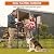 12 Panels No Dig Decorative Garden Fence, 33 in(H) X 27 ft(L) Garden Fencing Animal Barrier, Dogs Rabbits Pets Blocker, Rustproof Metal Decorative Fences for Yard, Outdoor, Patio