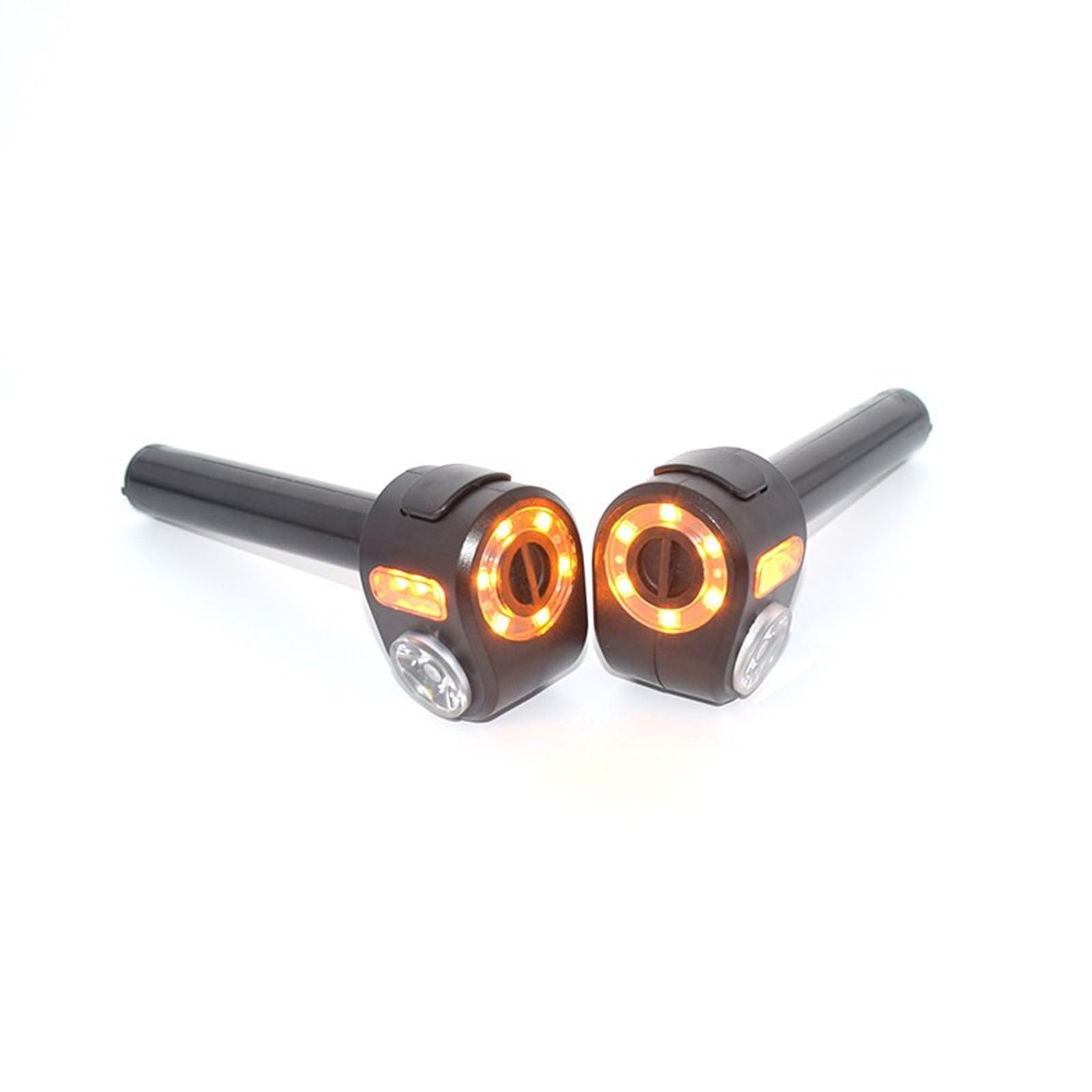 2lots - Luce per bicicletta versatile, con sistemi di montaggio regolabili e diversi modelli di luce, per varie condizioni atmosferiche, LED di segnalazione