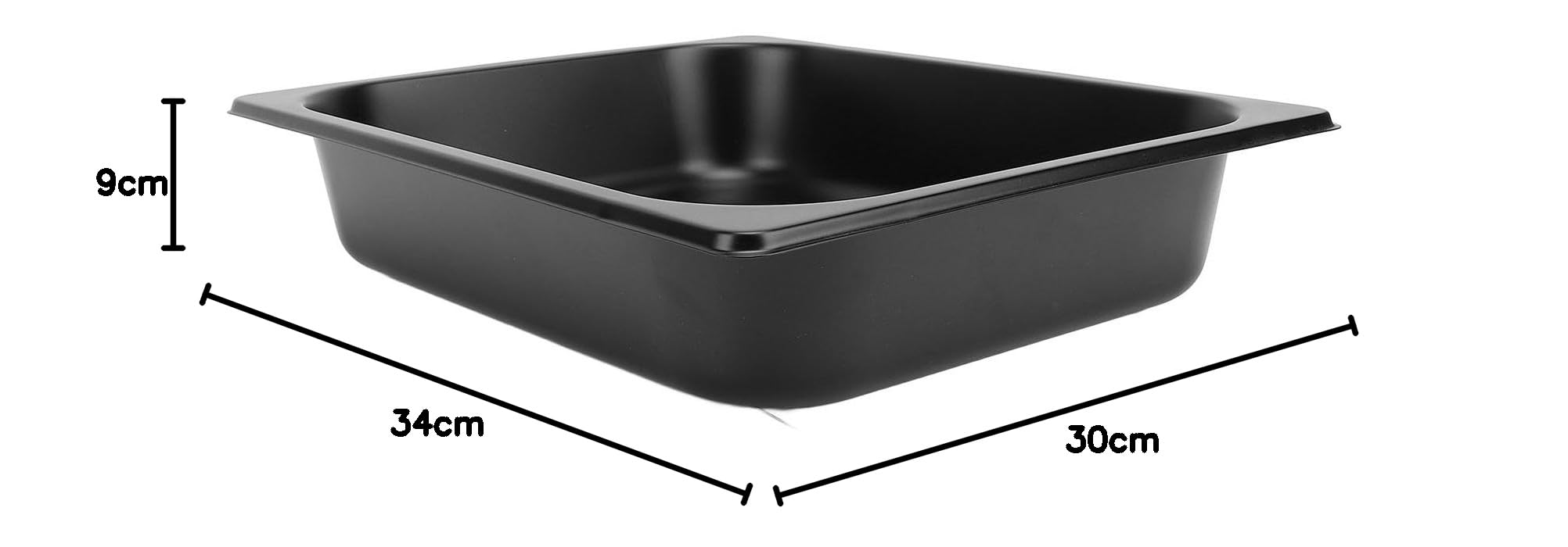325 x 265 x 65 mm lavello per 304 in acciaio inossibile drenaggio efficiente cucina quadrata lavandino bagno con uscita 40 mm per barca per per roulotte (Spruzzando nero di plastica)