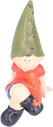 Fydun Garden Jungle Elf Statue Cute Statue Decoration Outdoor Decoration A Type Wide Range of Uses (Jungle Elf-C Style)