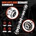 YEHERIT Left Side Exhaust Camshaft 5184377AG Compatible with Dodge Journey, Ram 1500, Jeep Grand Cherokee & Chrysler 200 300 3.6L V6 Models Replaces for 5184377AD, 5184377AE, 5184377AF, 5184377AH