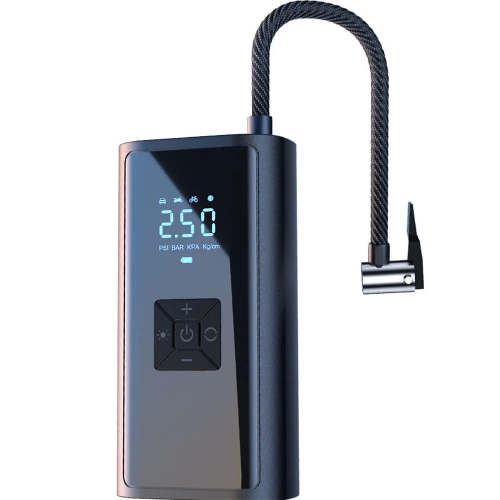 pompka do opon Przenośna Pompka Samochodowa 150PSI Z Wyświetlaczem LCD Sprężarki Powietrza Z Oświetleniem LED Do Samochodowej Piłki Rowerowej Przenośne kompresory powietrza