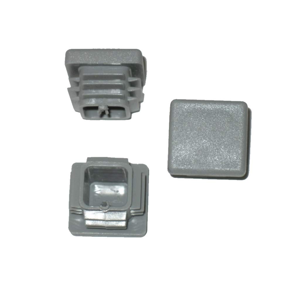 DRESSELHAUS Justierafdekdop voor vierkante buis 10x30x30 mm kunststof